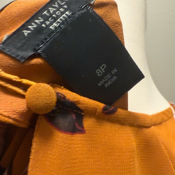 Ana Taylor Print Mustard Dress - Picture 6 of 6